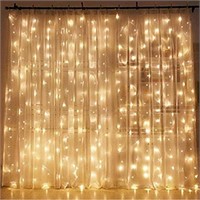 NEW Twinkle 300 LED Window Curtain String Lights
