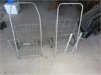 2-Foldup Carts/Baskets