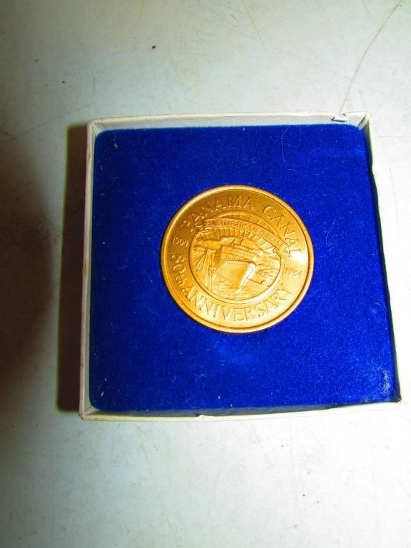 Vintage 80th Anniversary of the Panama Canal