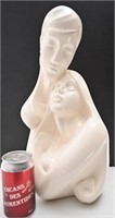 Figurine couple en porcelaine, années '80,