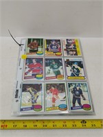 1980-81 OPC 90 hockey cards