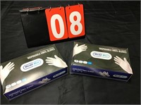 Powder free disposable gloves XL - 2 boxes