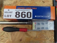 Sumitomo Ø16mm Slot Drill Tip Cutter,Key & Inserts