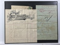 South Bend 1888 Oliver Chilled  & More Receipts