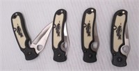 (4) 2.5" Blade folding knives.
