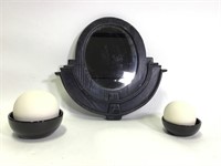 2 Natural Stone Humidifiers & Mirror