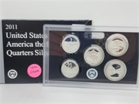 2011 Amer the Beautiful 90% Silver Quart Proof