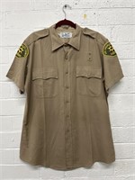 LA County Sheriff Long Beach Uniform Shirt 17 1/2