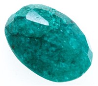 Loose Gemstone - Oval Cut Emerald 3.55ct. Appraisa