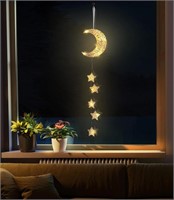 Hanging Light,Rattan Moon Star Fairy Lights