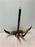 Horn decoration 20” wide. 20” tall