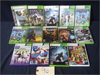 Qty 14 Used Microsoft Xbox 360 Video Games