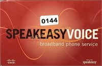 SPEAKEASY $70 RETAIL BROADBAND PHONE SERVICE