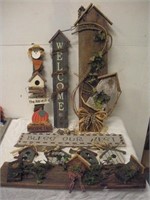 Country Wall Plaques, Longest 30 in.