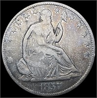 1857-S Seated Liberty Half Dollar LIGHTLY CIRCULAT