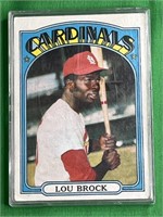 Cardinals Lou Brock Baseball Card