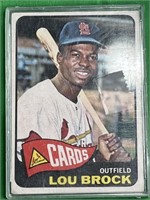 Cardinals Lou Brock Baseball Card