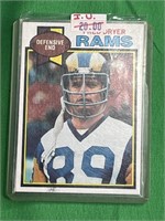 Fred Dryer Rams DE Card