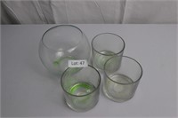 Misc Glass Candle Holders