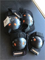 Youth roller board skateboard knee and elbow pads