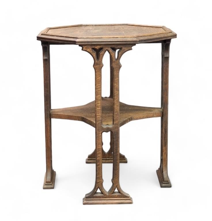 GOTHIC REVIVAL OCTAGONAL SIDE TABLE