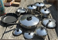 Set of Stainless Pans
