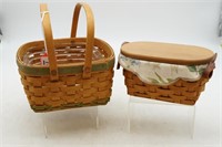 2005 American Cancer Society Basket w/Lid, Liner