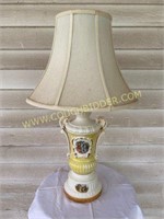 Antique Porcelain Lamp with shade