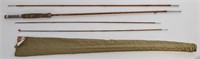 Lot of 2 Fishing Rods ( Bamboo/Fiberglass)