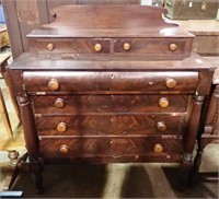 4-DR TRANSITIONAL DRESSER W/ JEWELRY TOP 43x19x49