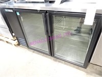 1X, 59" TRUE 2 GLASS DR BEER COOLER