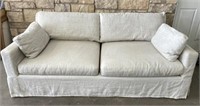 Restoration Hardware Sofa with Linen Slipcover