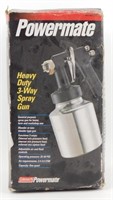 Heavy Duty Powermate 3-Way Spray Gun - Used Once