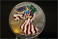 2012 In Living Color 1oz .999 Silver Eagle