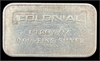 1 Troy Oz Fine 999 Silver Bar