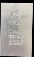 2012 Half Pound USA Aluminum Bar