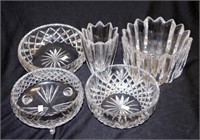 Two various Orrefors crystal bowls