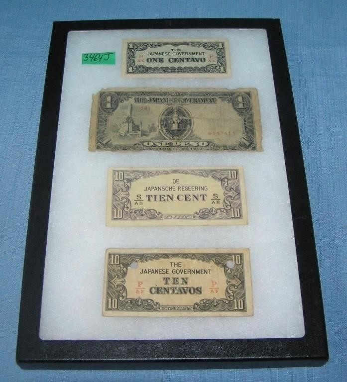 Group of vintage World currency