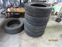 (5) Goodyear Wrangler P275/60R20 Tires