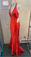 Red Dave & Johnny Dress 3422 Sz 3/4