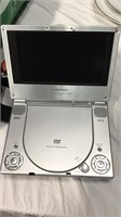 Audiovox portable DVD player w screen and case