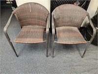 (2) Outdoor Chairs- Needs Cleaning