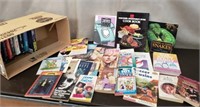 Box of Assorted Books & Magazines. Romance, Kids,