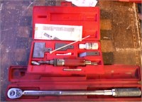 Snap On torque wrench & air scraper