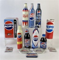 Assortment of Pepsi Decor