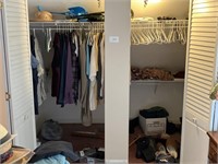 Contents of men's closet