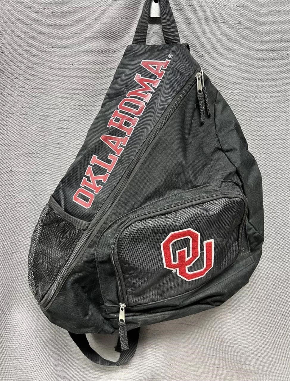 Oklahoma University Over Shoulder Backpack