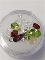 $240  Genuine Gemstone ( Peridot,Ame,Moonstone And