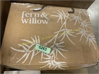 2-pk King fern & willow Luxury Down Plush pillows