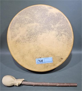 "ALL ONE TRIBE DRUM" HAND DRUM
